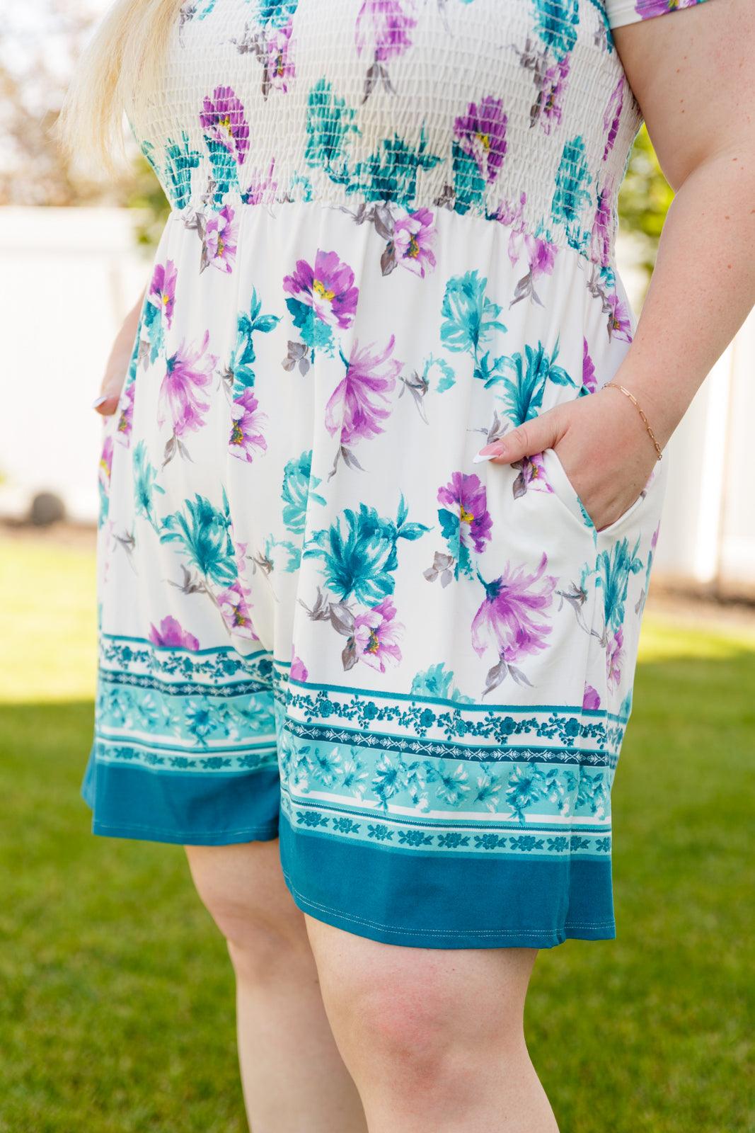 Little Boho Moment Floral Romper - Waverly Paige Boutique