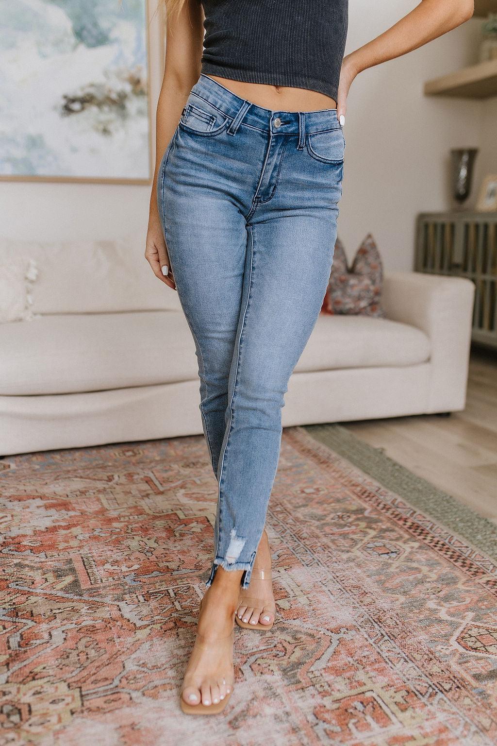 Mariah Mid Rise Cool Relaxed Jeans - Waverly Paige Boutique