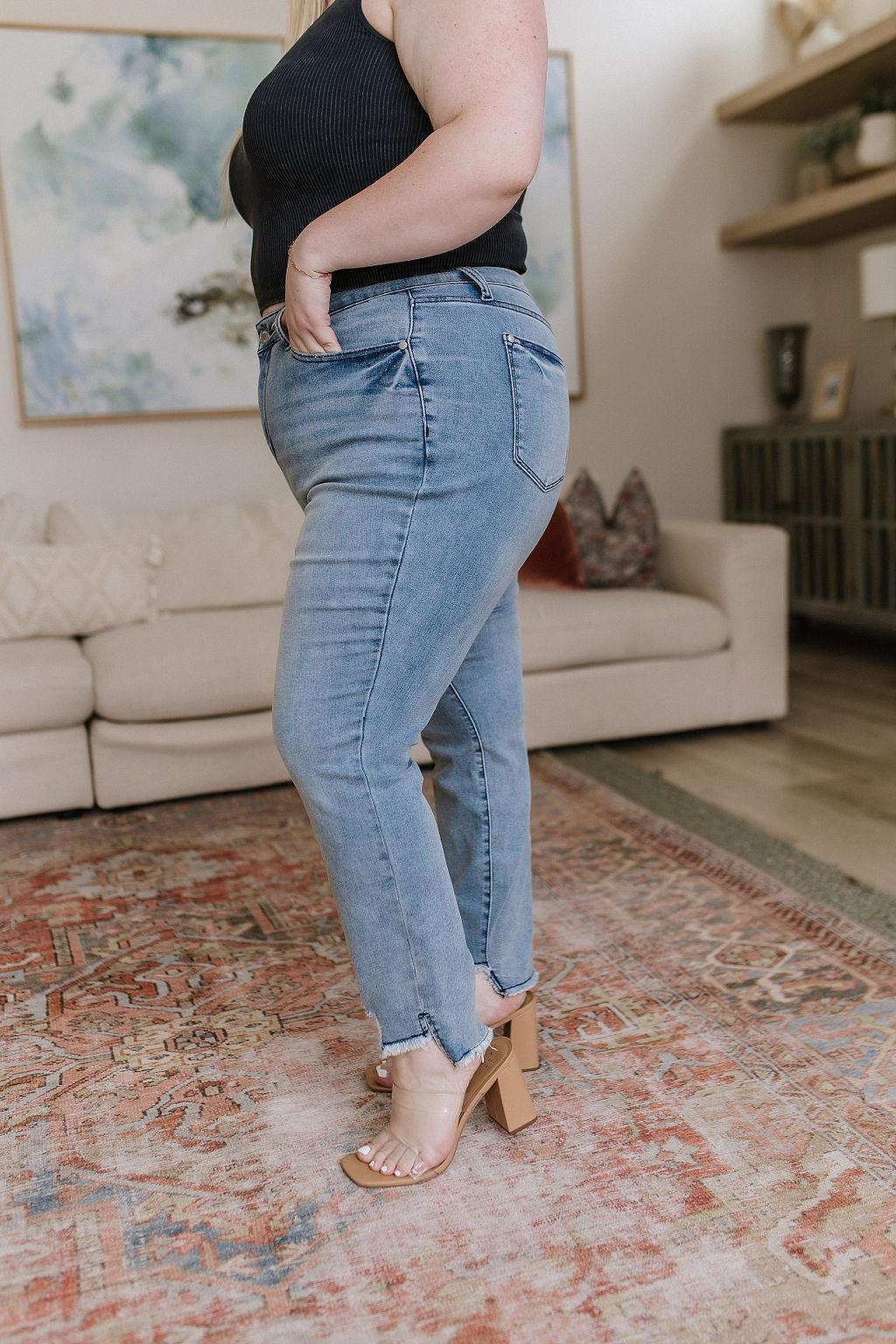 Mariah Mid Rise Cool Relaxed Jeans - Waverly Paige Boutique