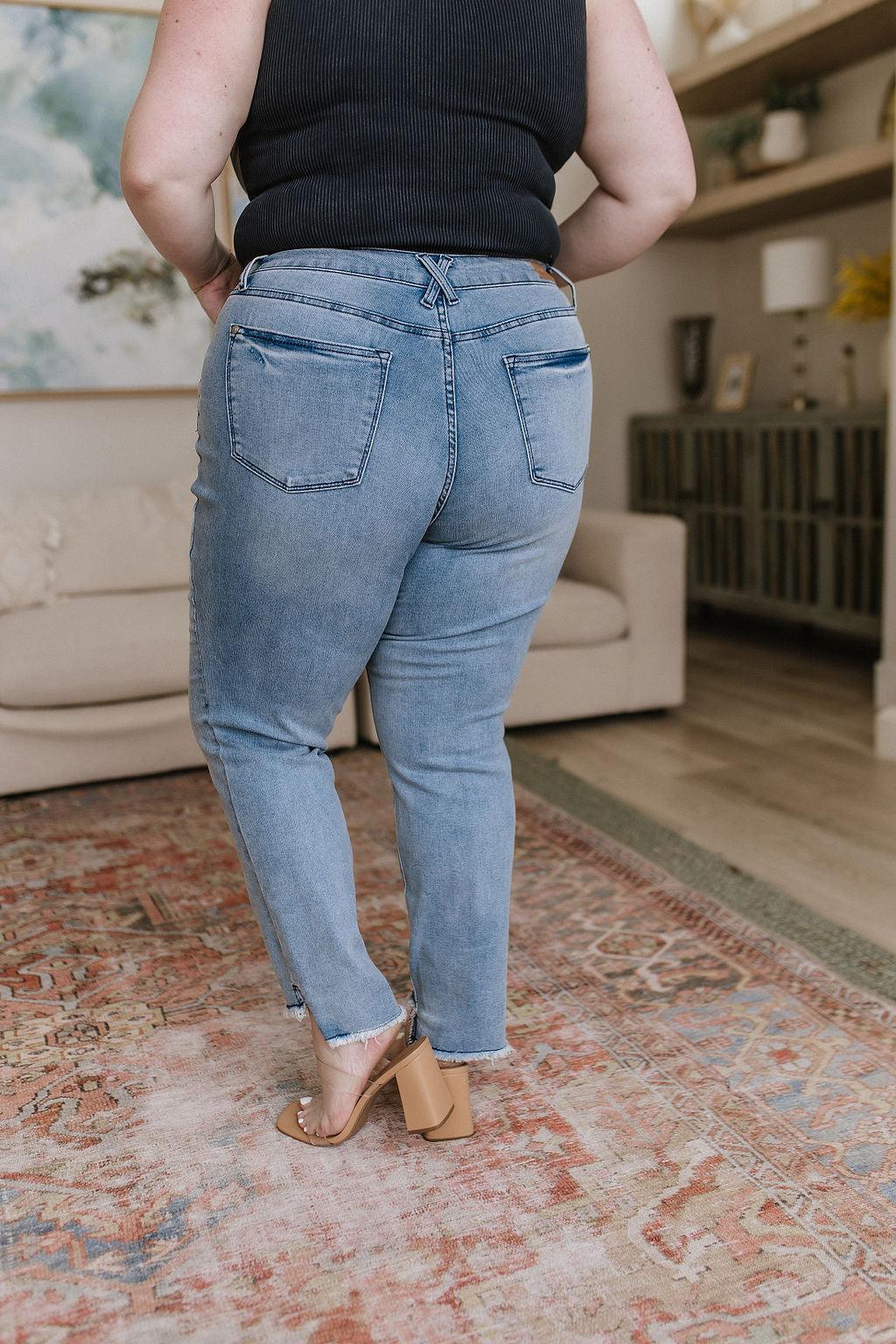 Mariah Mid Rise Cool Relaxed Jeans - Waverly Paige Boutique