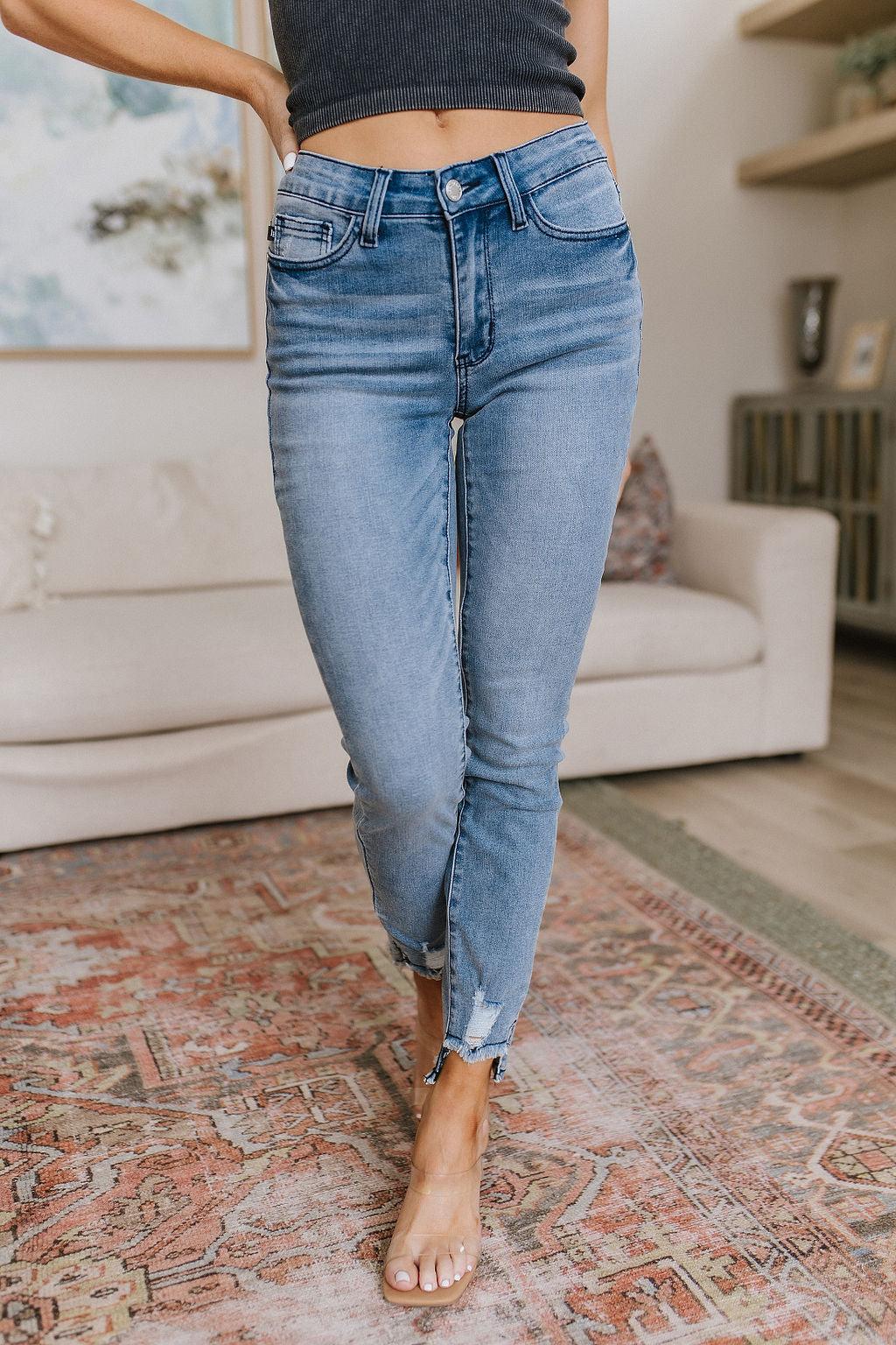 Mariah Mid Rise Cool Relaxed Jeans - Waverly Paige Boutique
