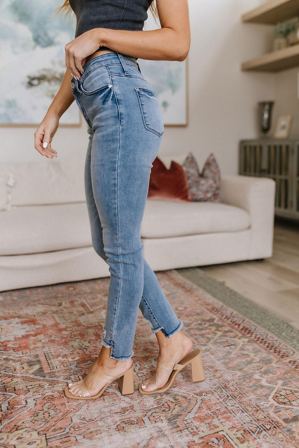 Mariah Mid Rise Cool Relaxed Jeans - Waverly Paige Boutique
