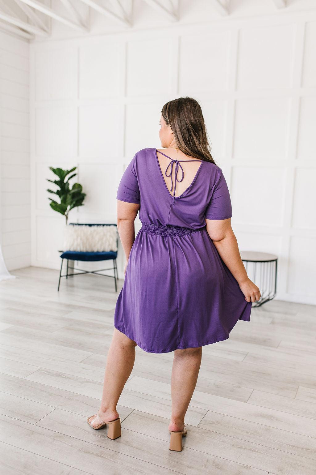 Miss Independent V-Neck Dress - Waverly Paige Boutique