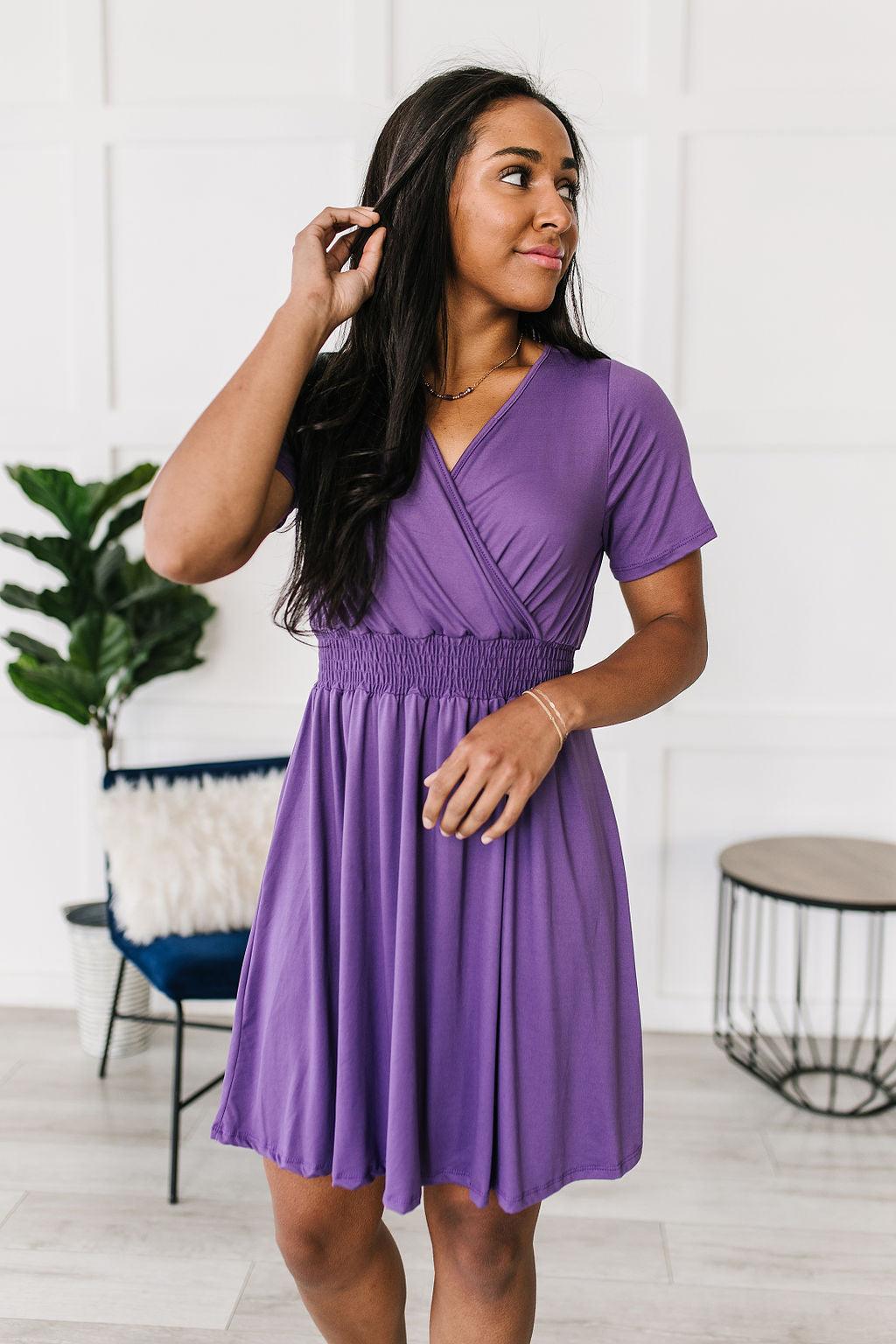 Miss Independent V-Neck Dress - Waverly Paige Boutique