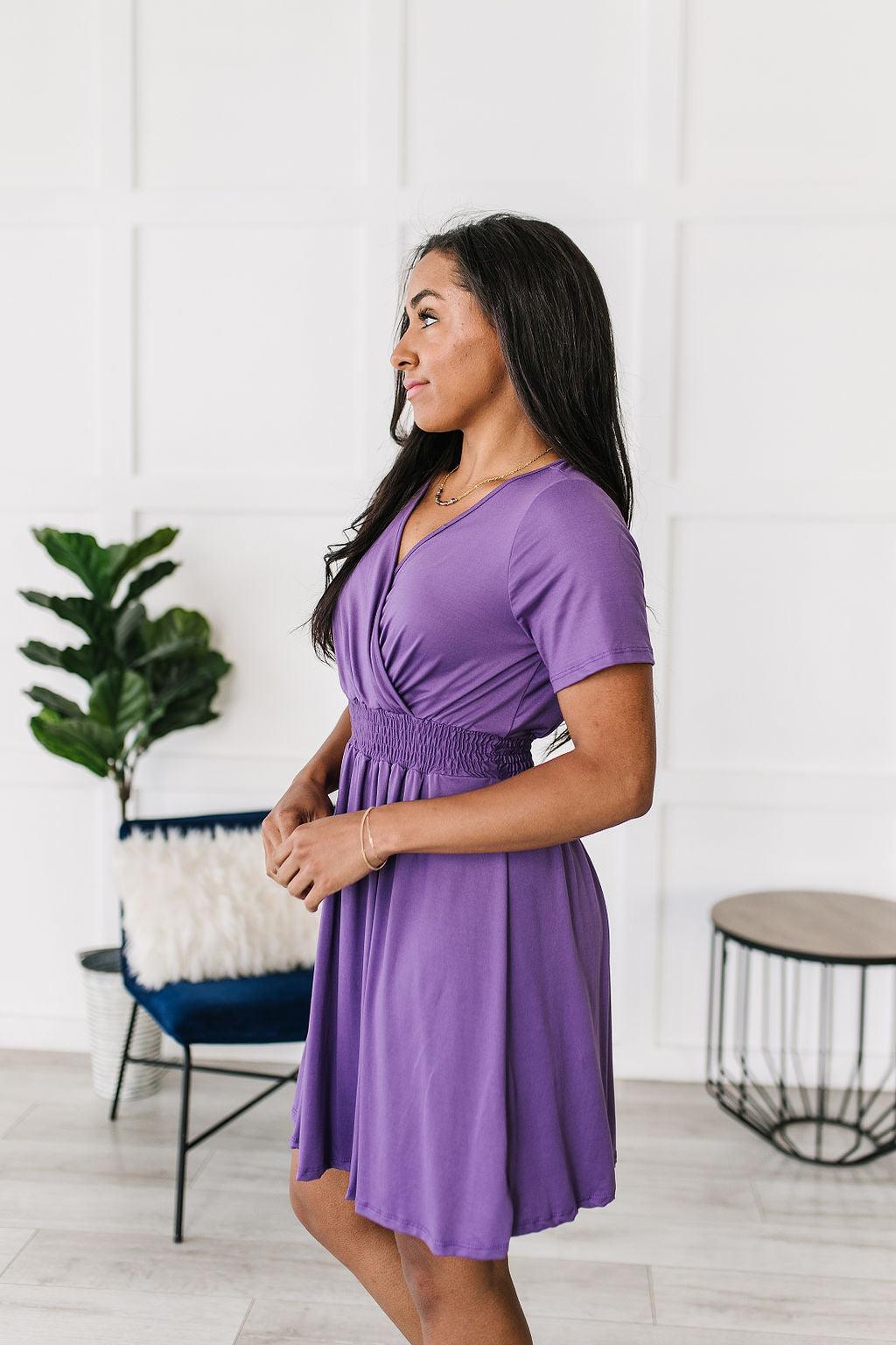 Miss Independent V-Neck Dress - Waverly Paige Boutique