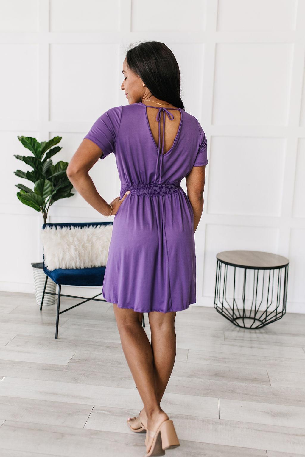 Miss Independent V-Neck Dress - Waverly Paige Boutique