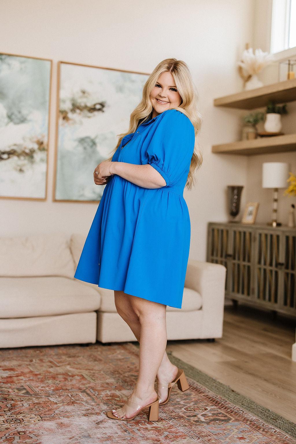 Morning Glory Button Down Dress - Waverly Paige Boutique