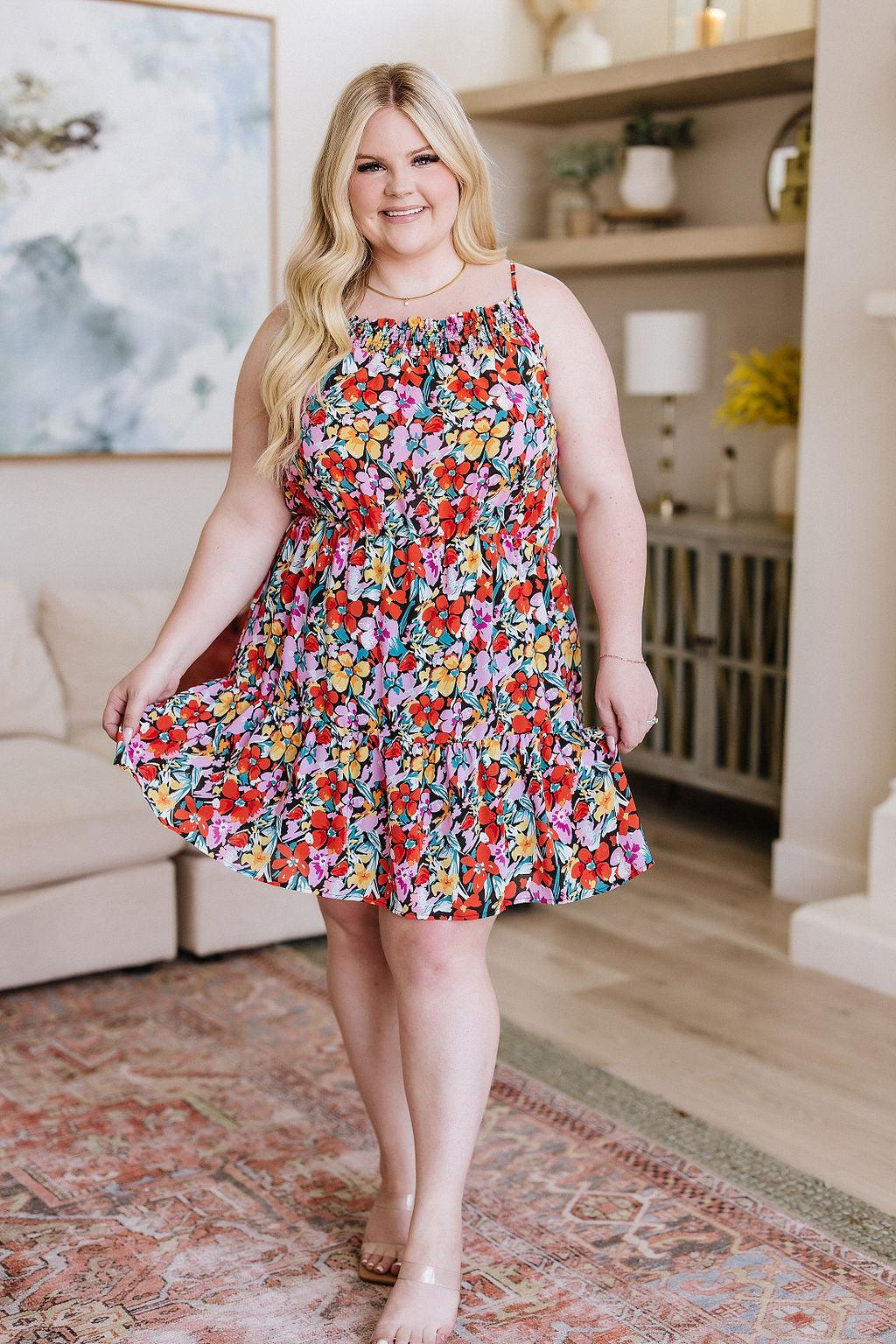 My Side of the Story Floral Dress - Waverly Paige Boutique