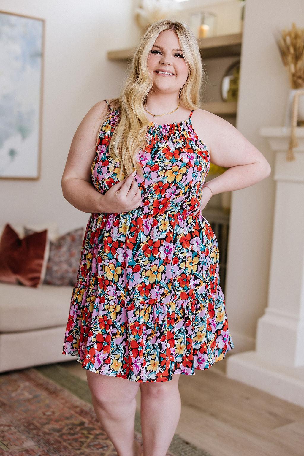 My Side of the Story Floral Dress - Waverly Paige Boutique