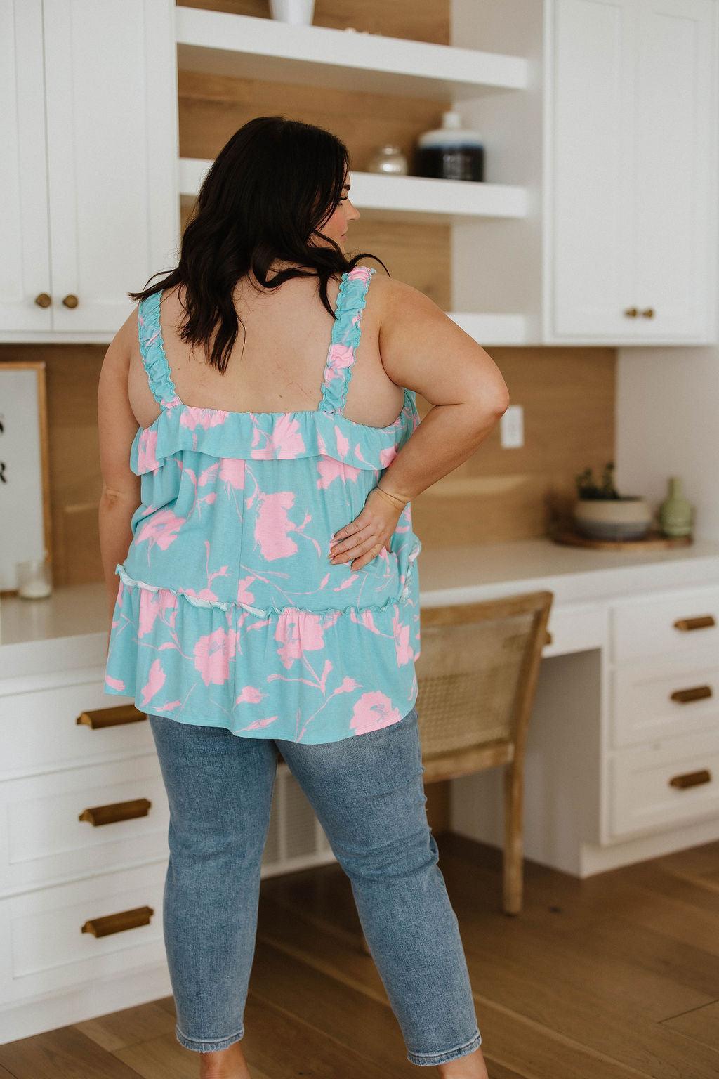 Pretty Appealing Ruffle Detail Tank - Waverly Paige Boutique
