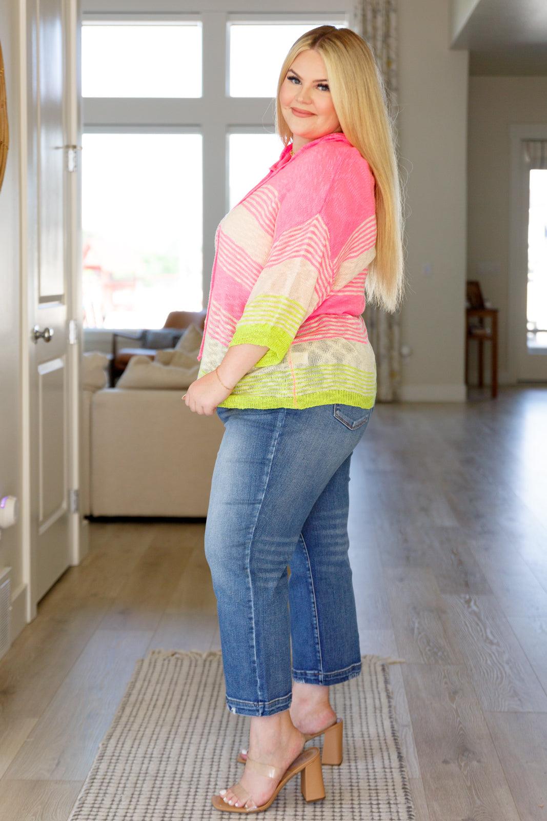 Rhyme or Reason Striped Hoodie - Waverly Paige Boutique