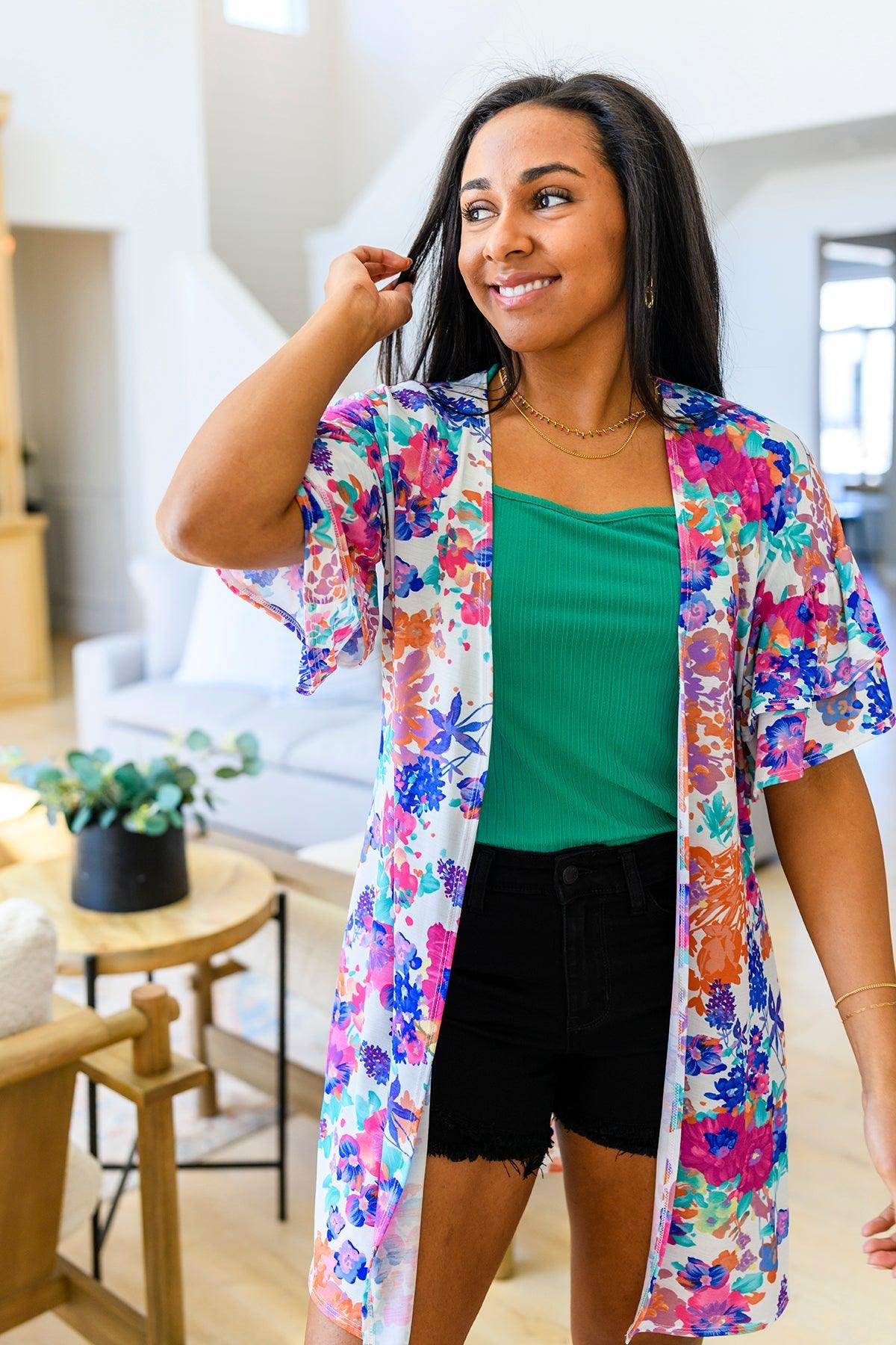 Sentimental Feelings Square Neck Top in Kelly Green - Waverly Paige Boutique