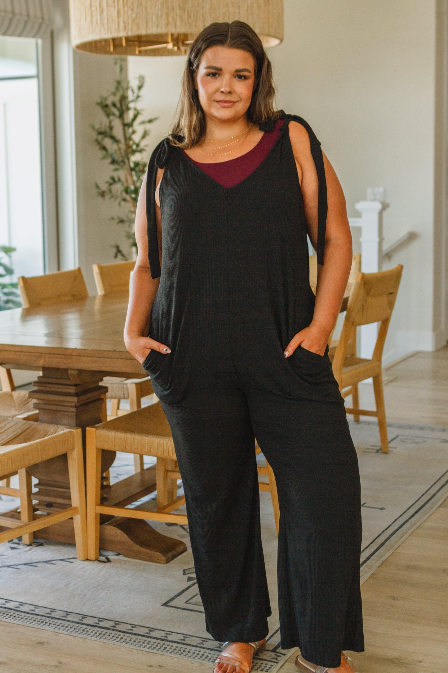 So Selfless Slub Ribbed Knit Jumpsuit - Waverly Paige Boutique
