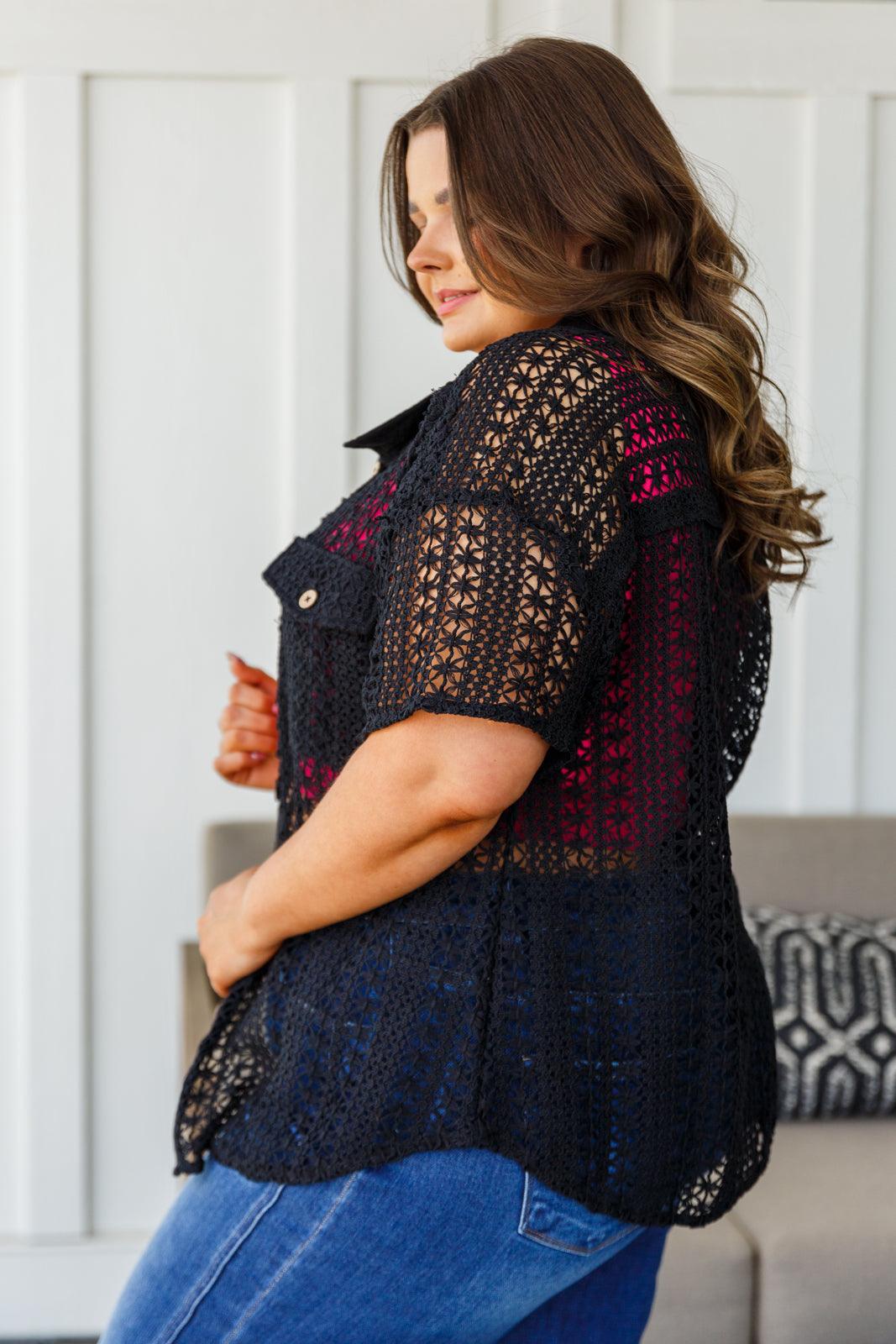 Talk of the Town Lace Set in Black - Waverly Paige Boutique