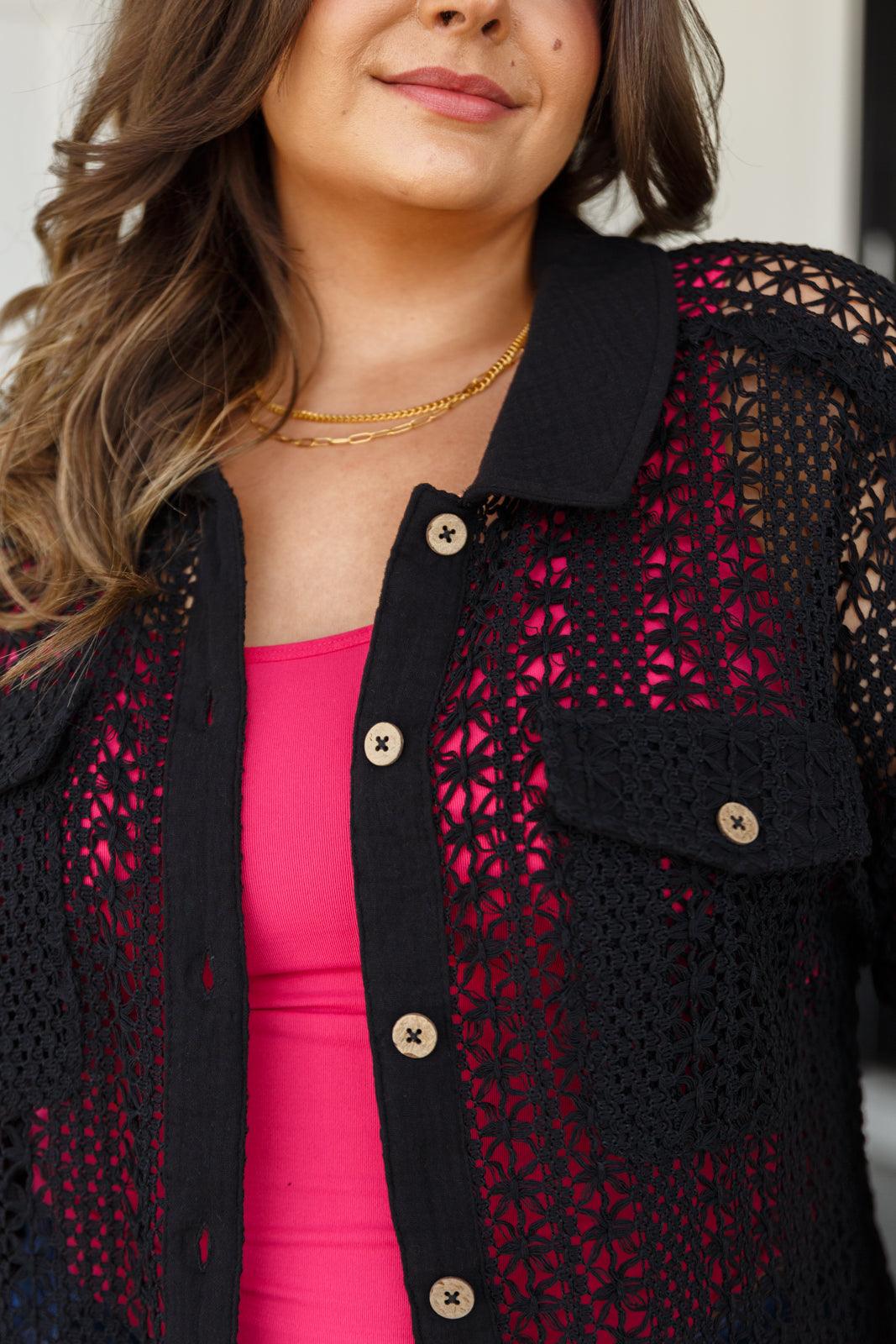 Talk of the Town Lace Set in Black - Waverly Paige Boutique