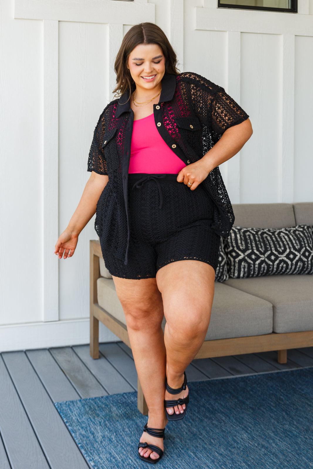 Talk of the Town Lace Set in Black - Waverly Paige Boutique
