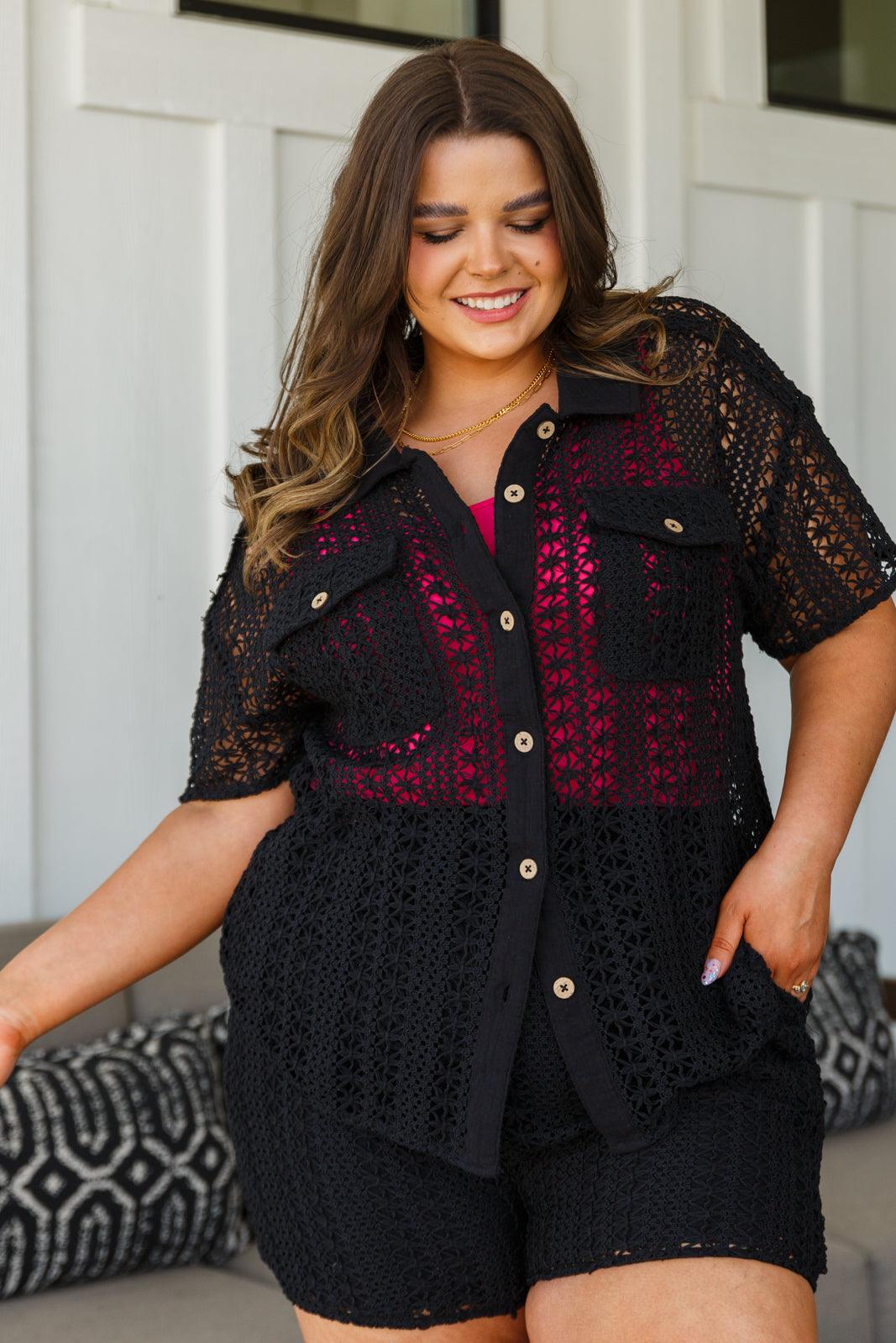 Talk of the Town Lace Set in Black - Waverly Paige Boutique