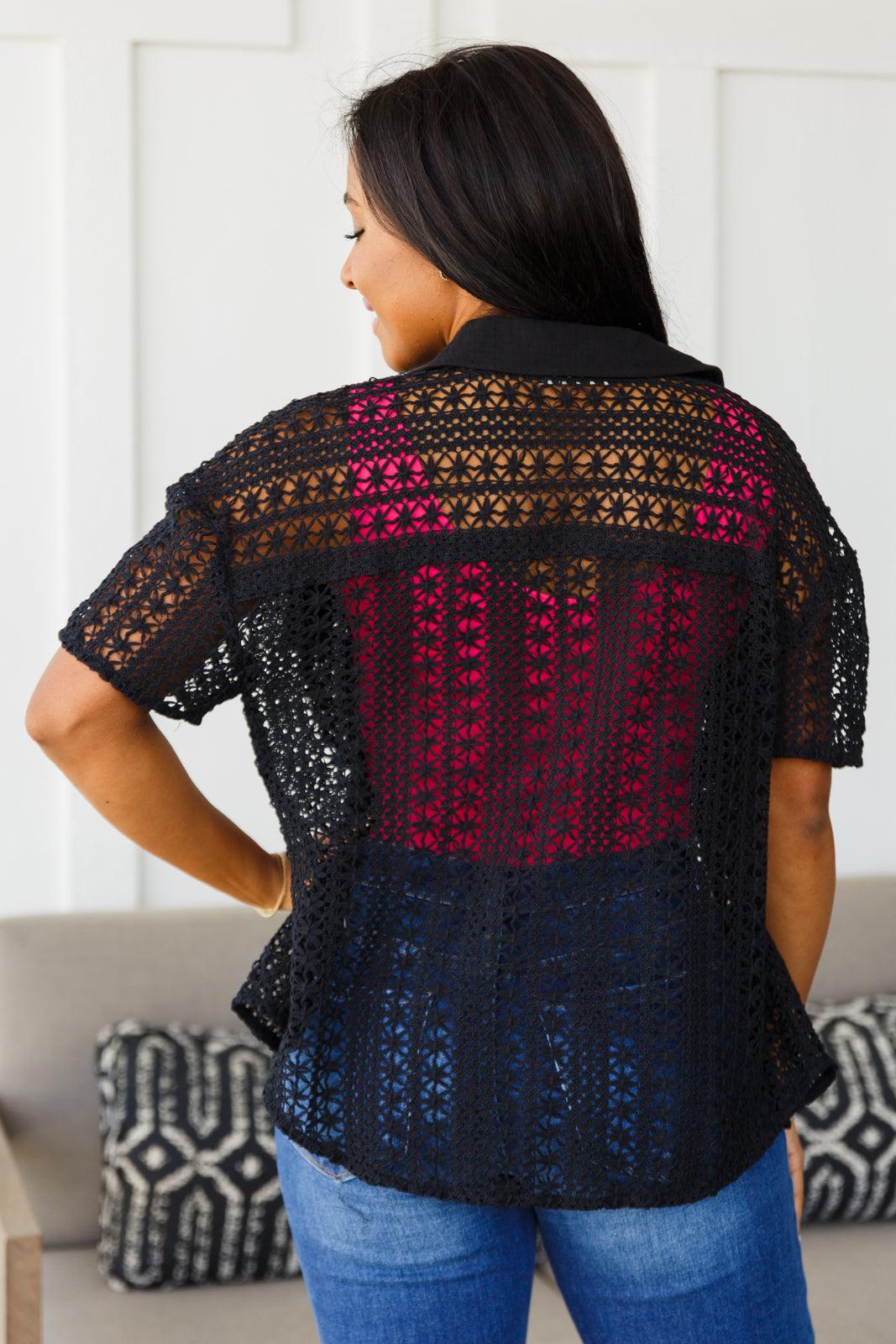 Talk of the Town Lace Set in Black - Waverly Paige Boutique