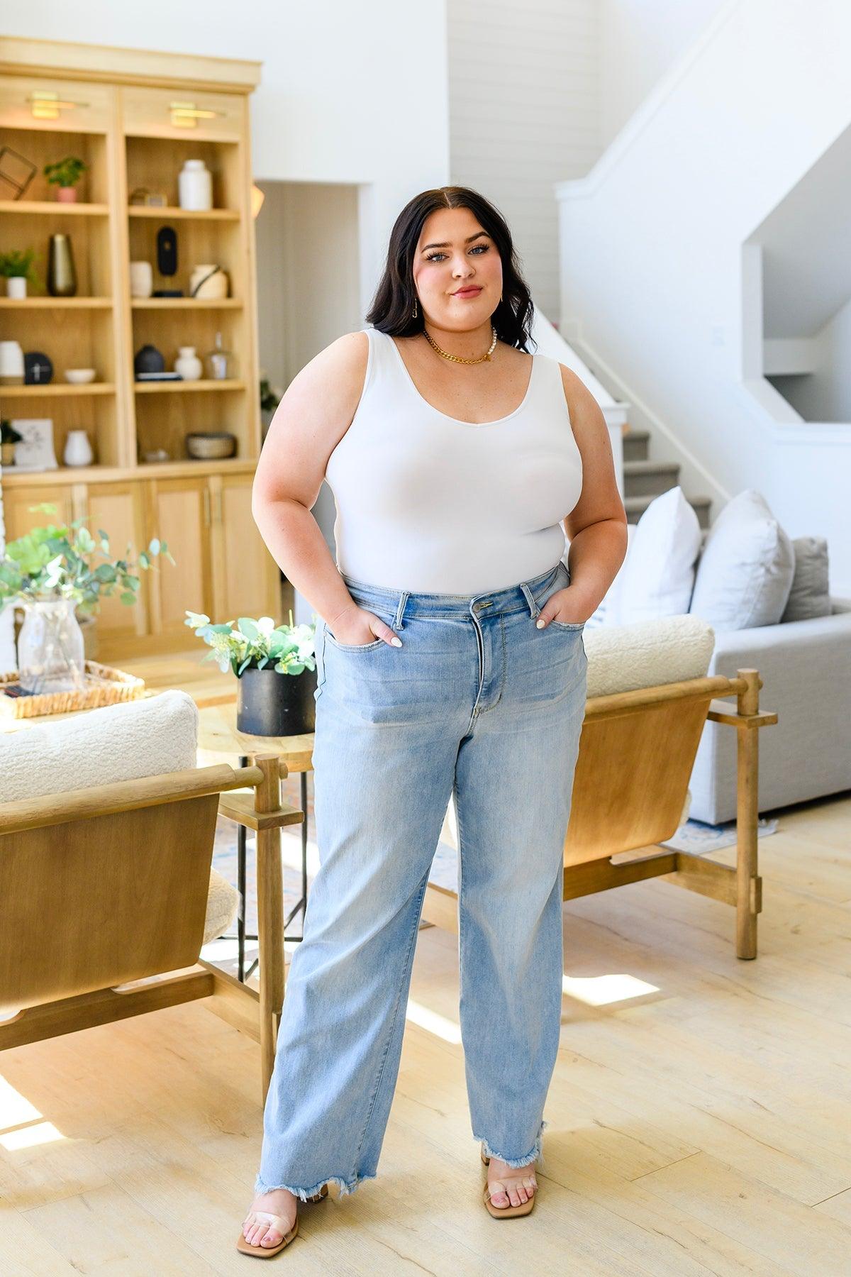 Tate High Rise Straight Jeans - Waverly Paige Boutique
