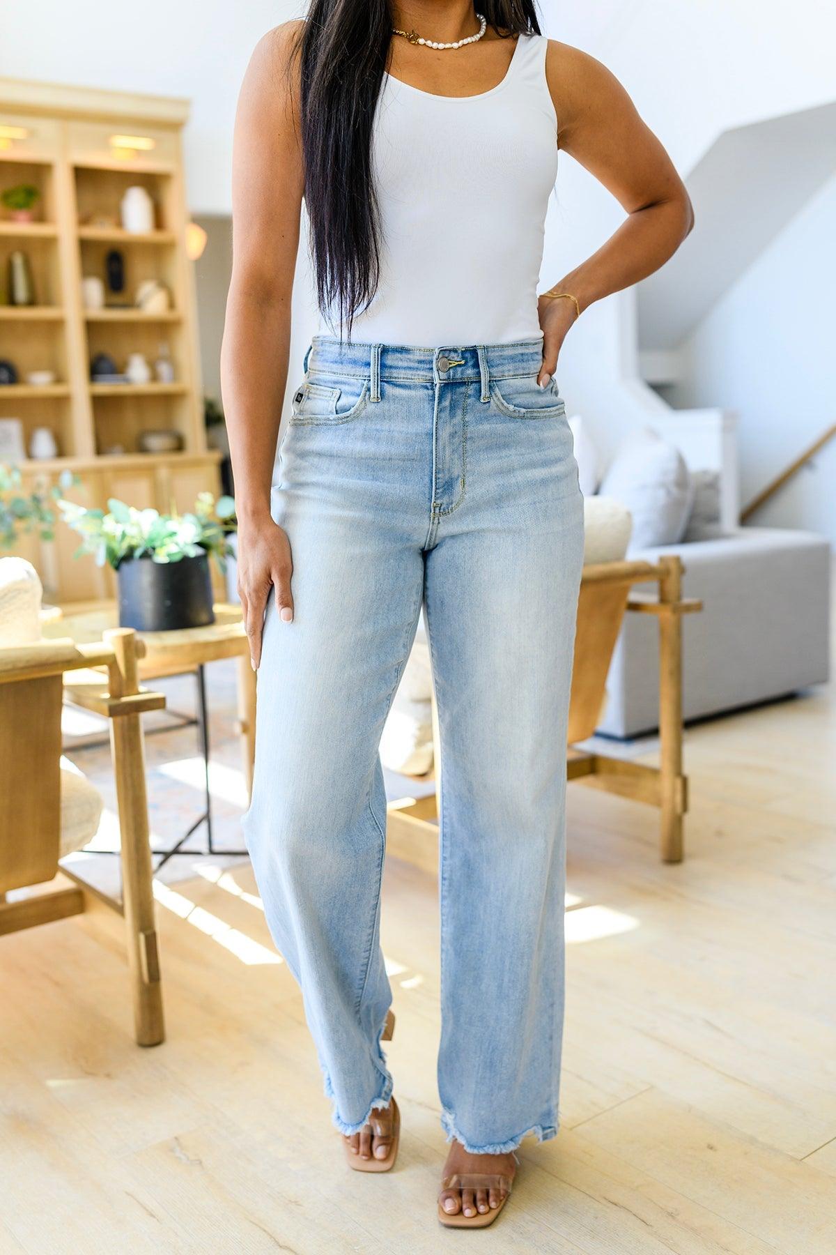 Tate High Rise Straight Jeans - Waverly Paige Boutique