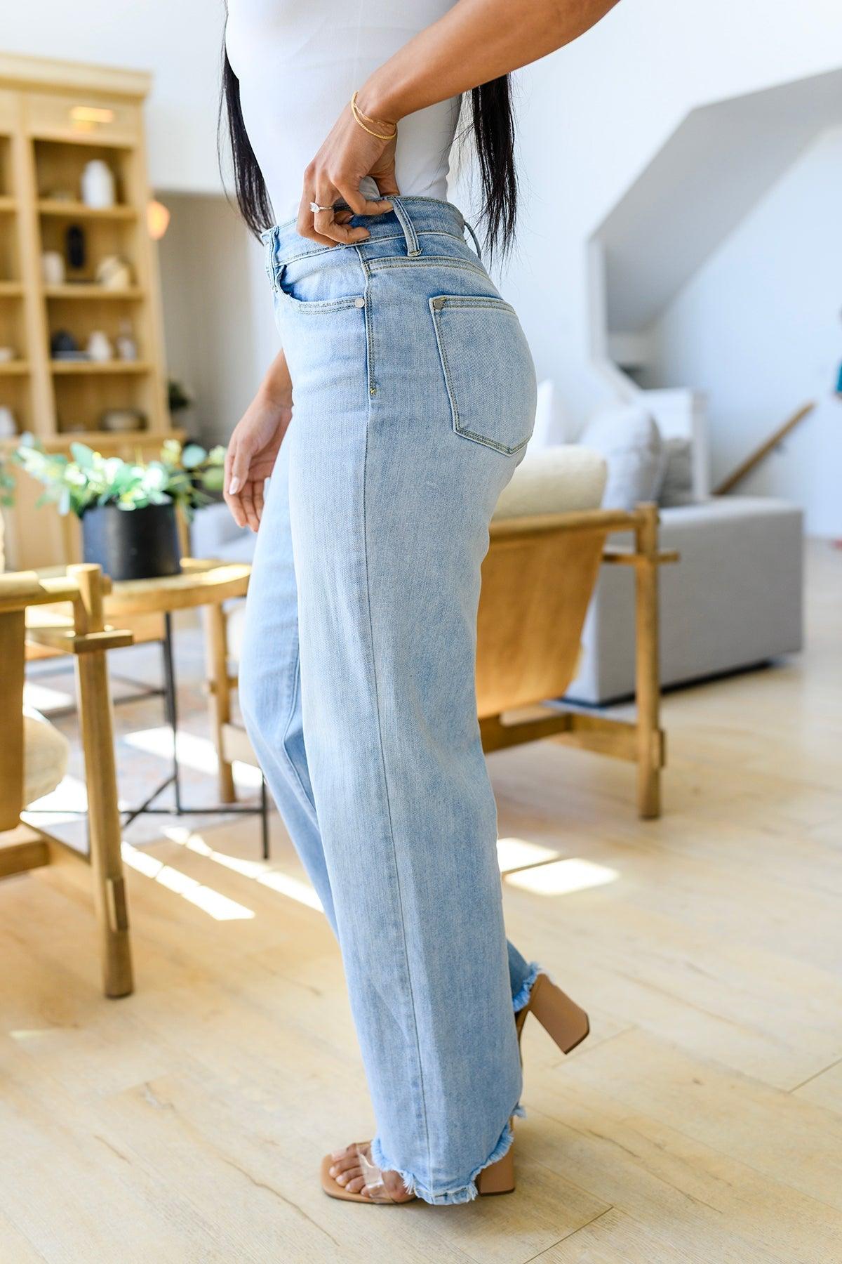 Tate High Rise Straight Jeans - Waverly Paige Boutique
