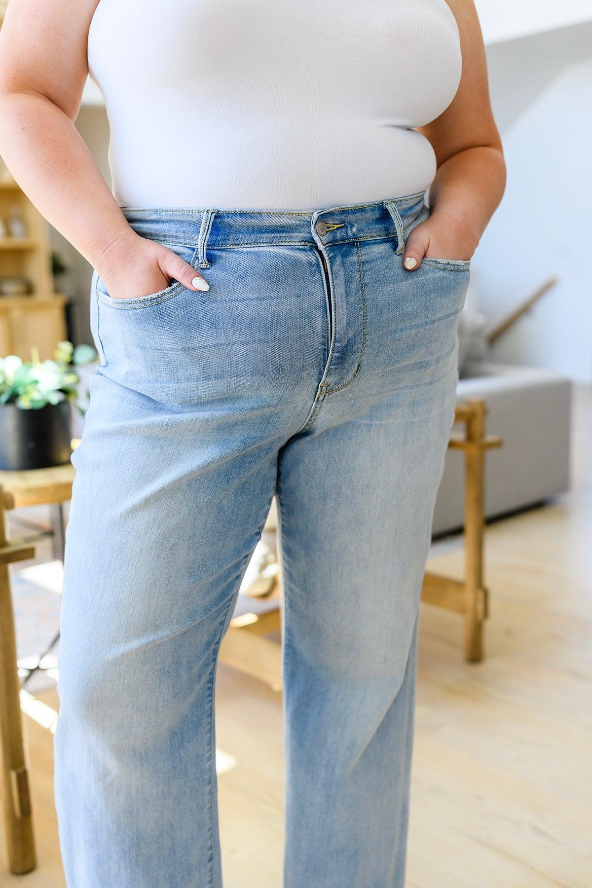 Tate High Rise Straight Jeans - Waverly Paige Boutique