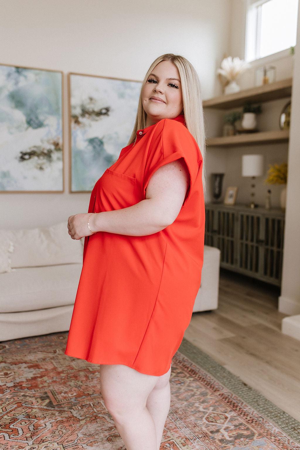 Tell Me About It Shirt Dress - Waverly Paige Boutique