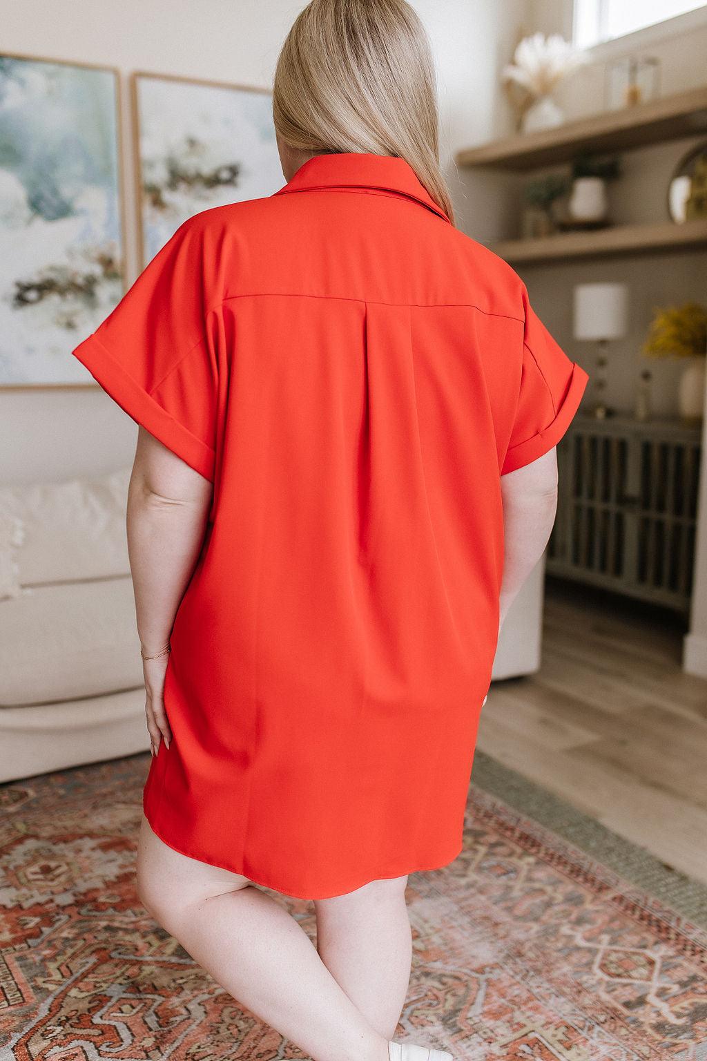 Tell Me About It Shirt Dress - Waverly Paige Boutique