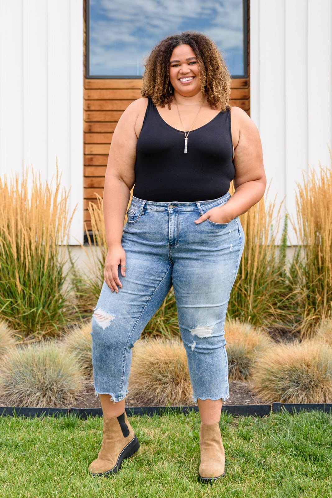 The Basics Bodysuit In Black - Waverly Paige Boutique