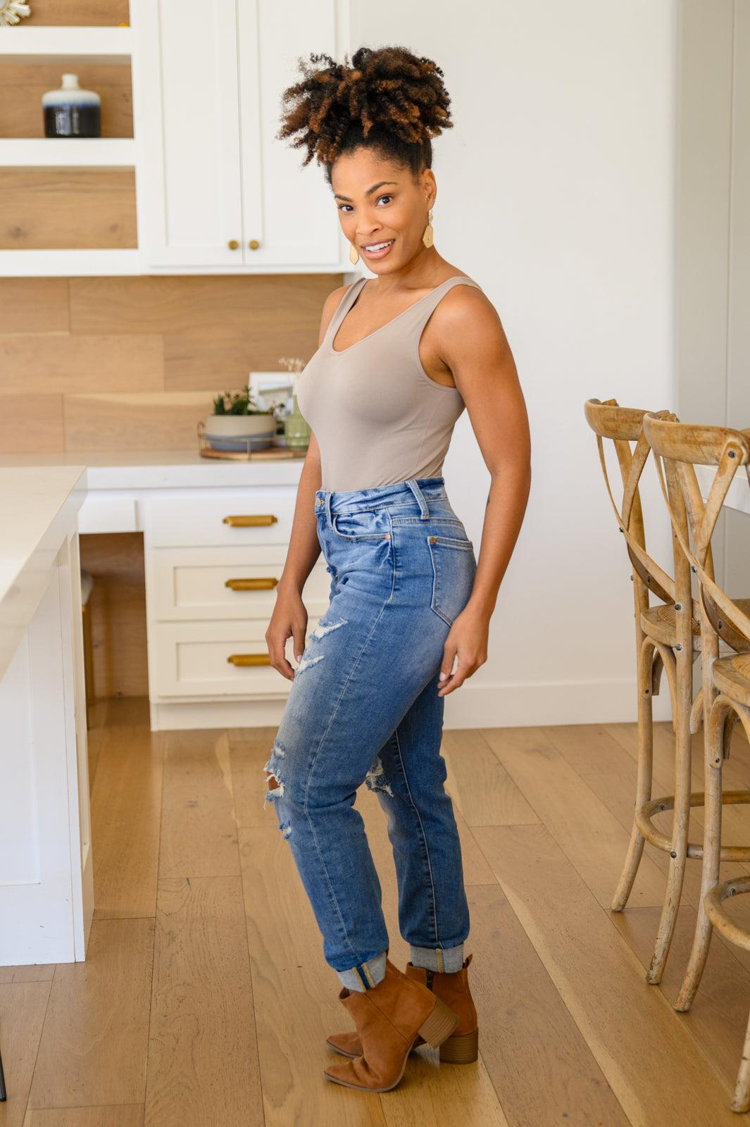 The Basics Bodysuit In Light Mocha - Waverly Paige Boutique