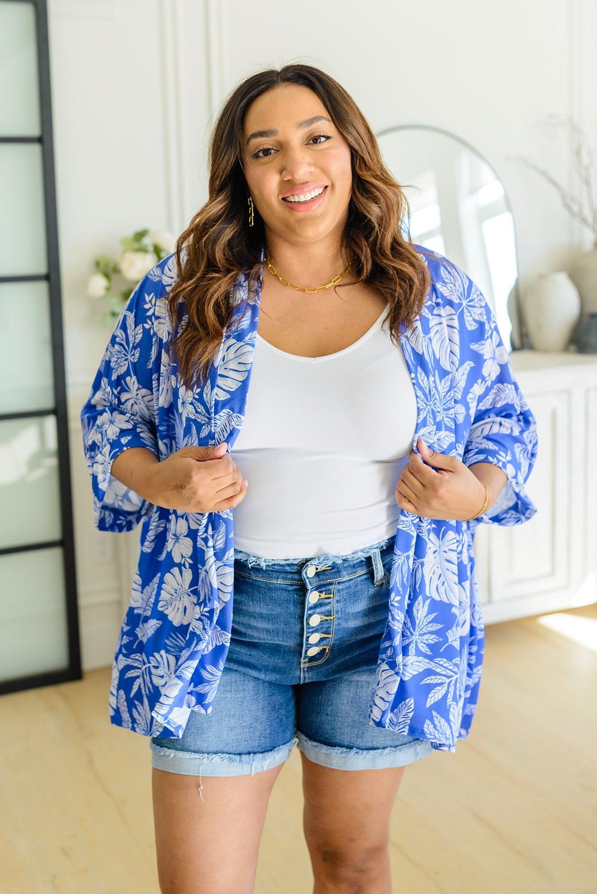 Tropical Stories Kimono - Waverly Paige Boutique