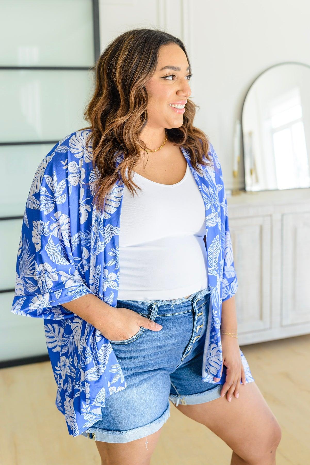 Tropical Stories Kimono - Waverly Paige Boutique