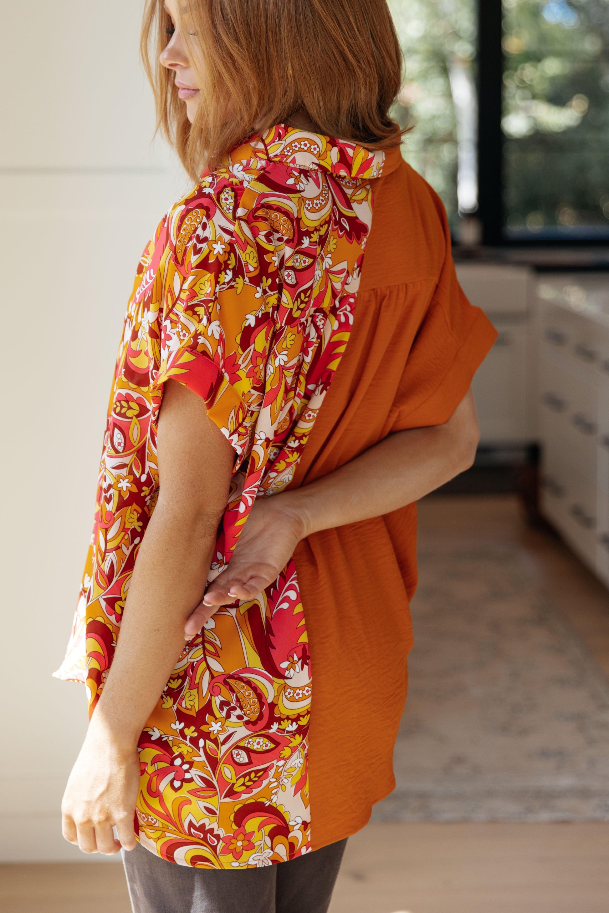 Two Sides To The Story Blouse - Waverly Paige Boutique