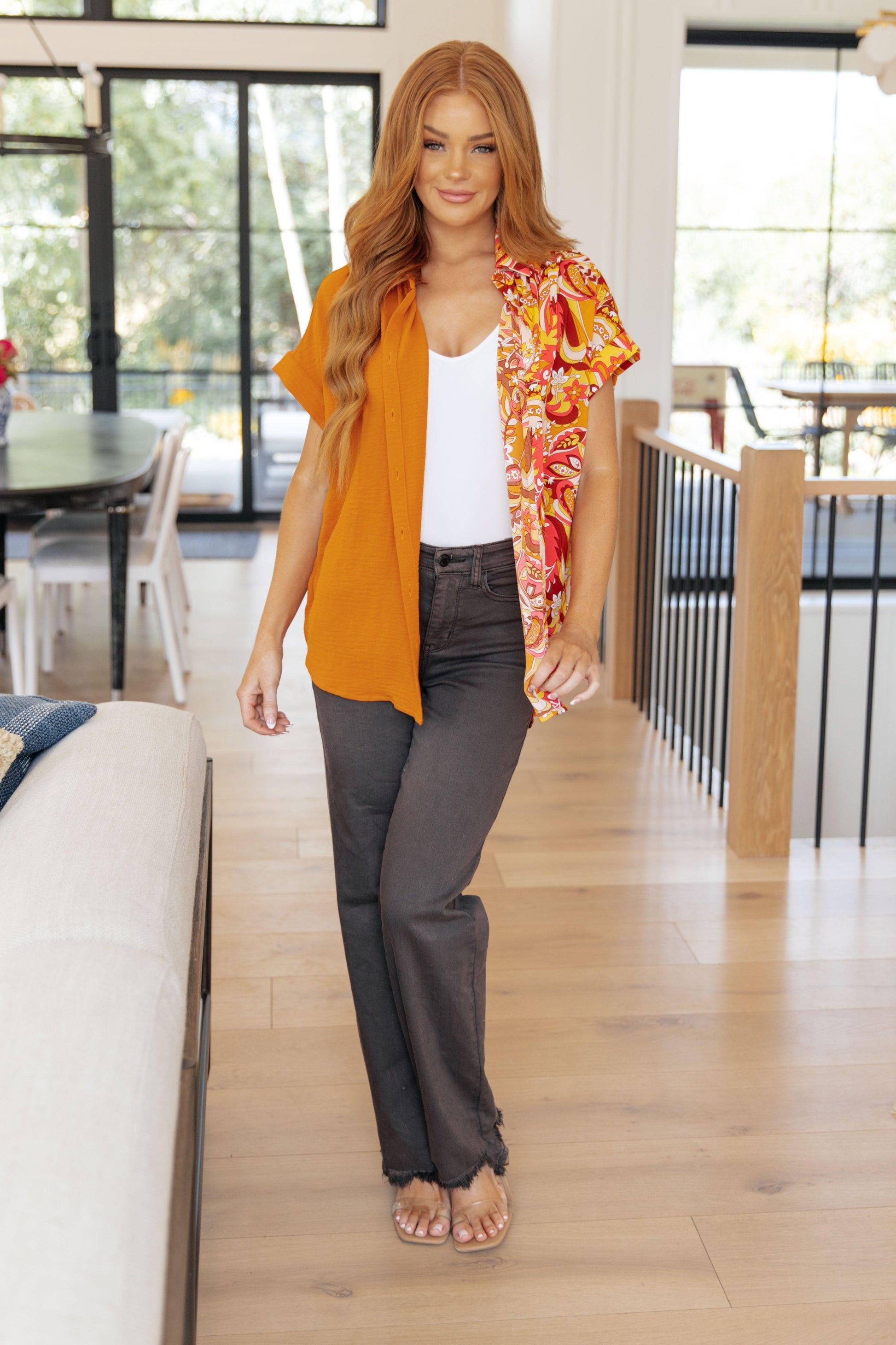 Two Sides To The Story Blouse - Waverly Paige Boutique