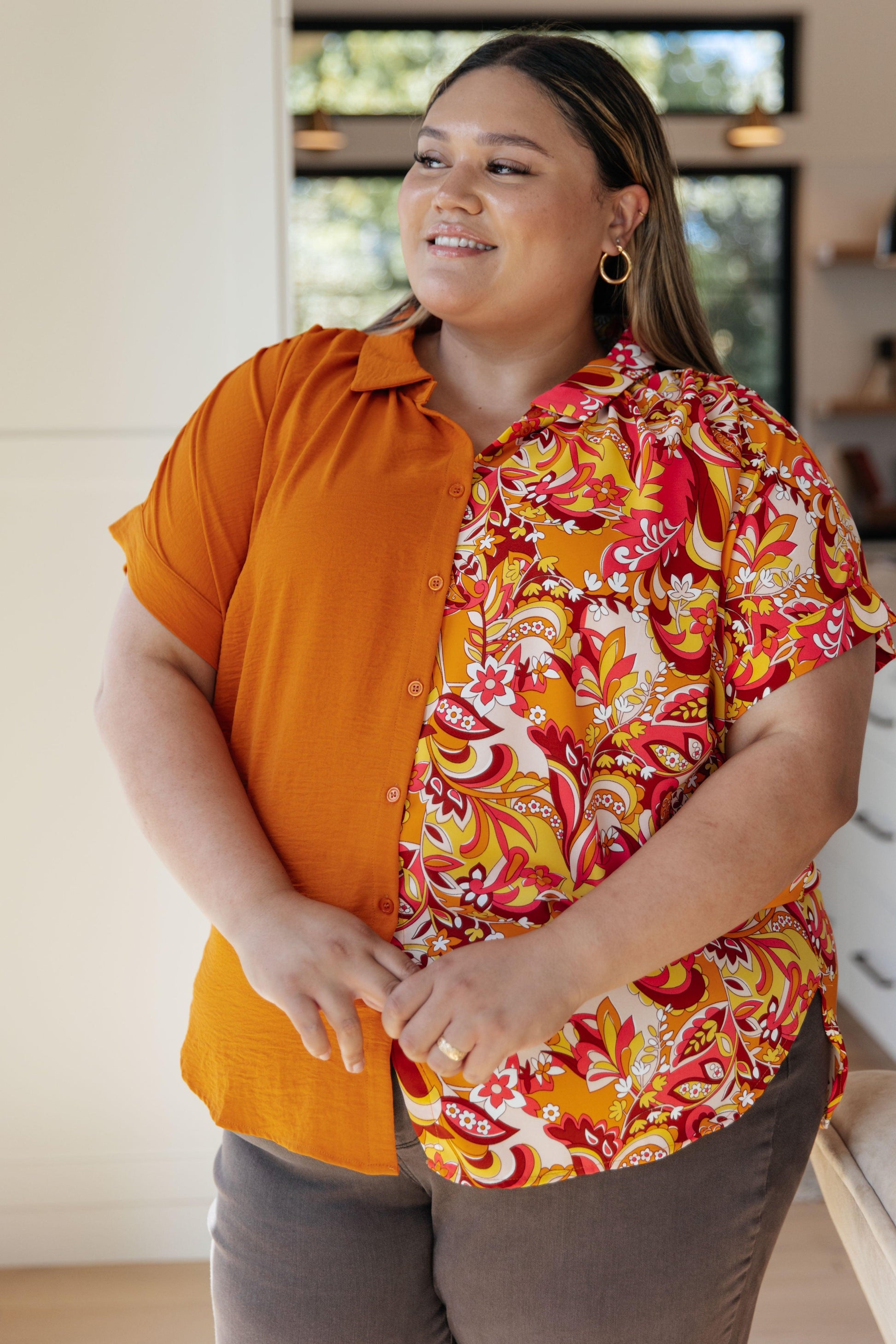 Two Sides To The Story Blouse - Waverly Paige Boutique
