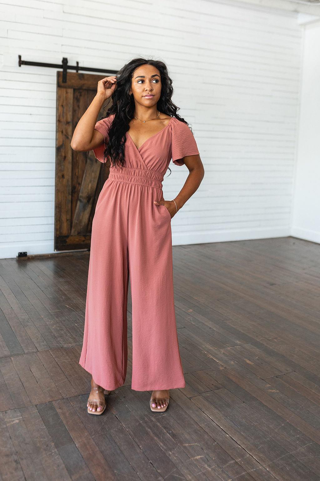 Wandering Valley Wide Leg Jumpsuit - Waverly Paige Boutique