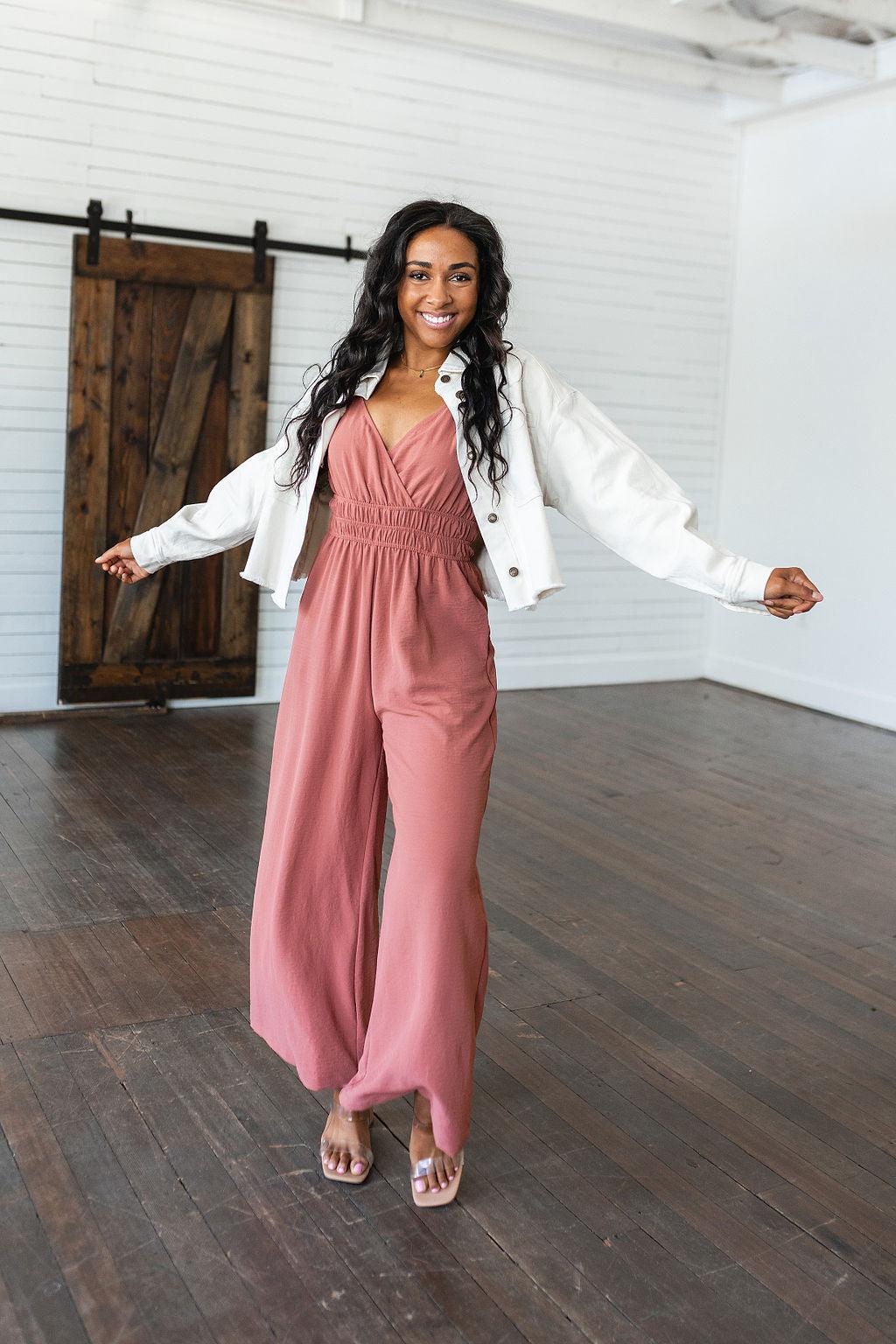 Wandering Valley Wide Leg Jumpsuit - Waverly Paige Boutique