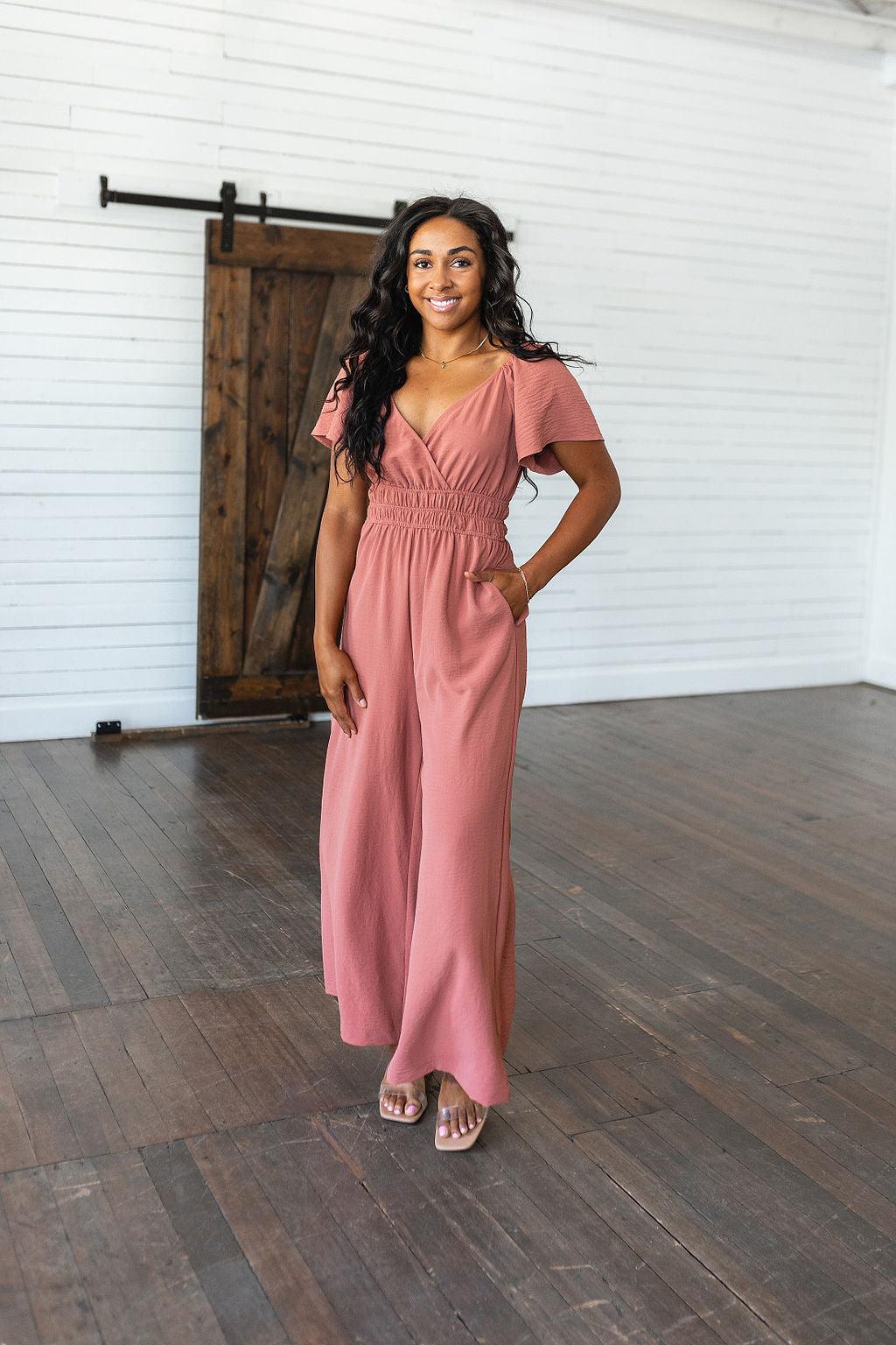 Wandering Valley Wide Leg Jumpsuit - Waverly Paige Boutique