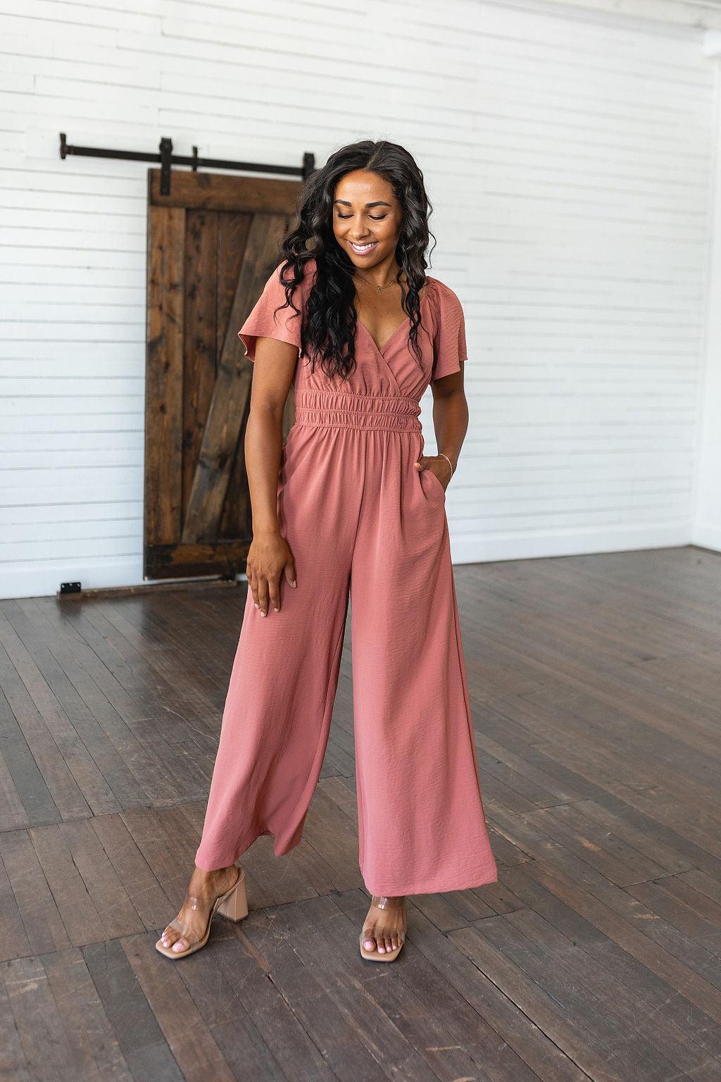 Wandering Valley Wide Leg Jumpsuit - Waverly Paige Boutique