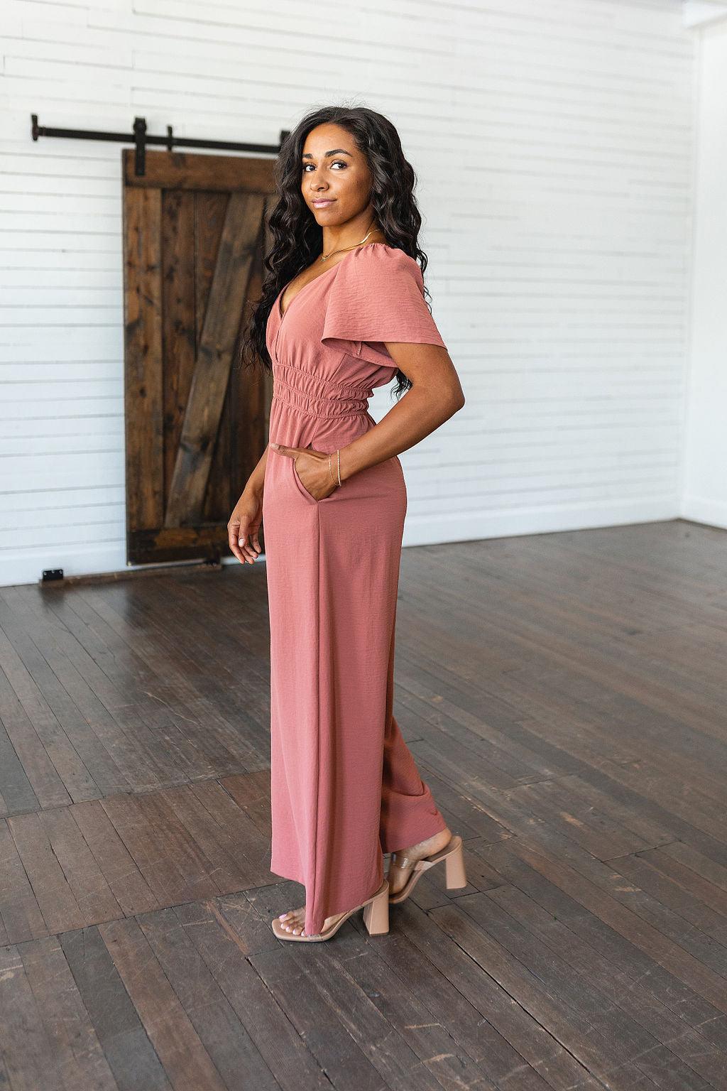 Wandering Valley Wide Leg Jumpsuit - Waverly Paige Boutique
