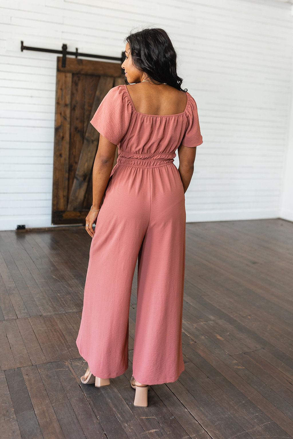 Wandering Valley Wide Leg Jumpsuit - Waverly Paige Boutique