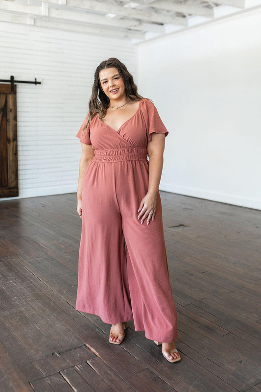 Wandering Valley Wide Leg Jumpsuit - Waverly Paige Boutique