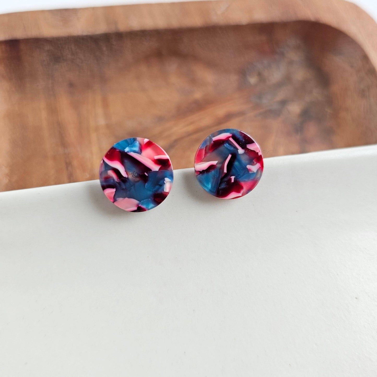 Sophie Studs - Magenta Teal