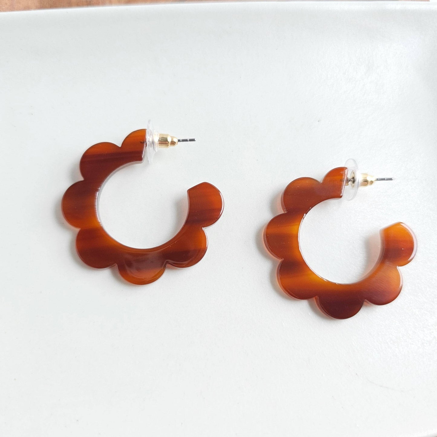 Flora Hoops - Walnut