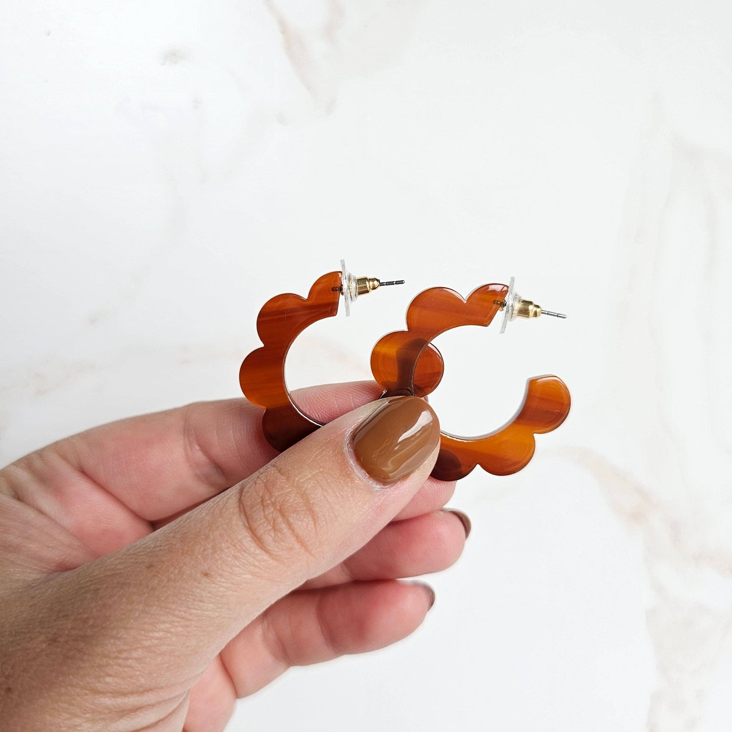 Flora Hoops - Walnut