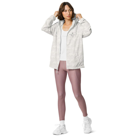 Waverly Paige White Camo Windbreaker - Waverly Paige Boutique
