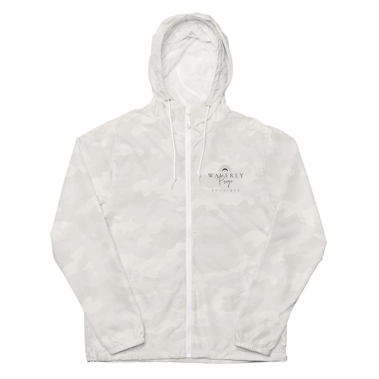 Waverly Paige White Camo Windbreaker - Waverly Paige Boutique