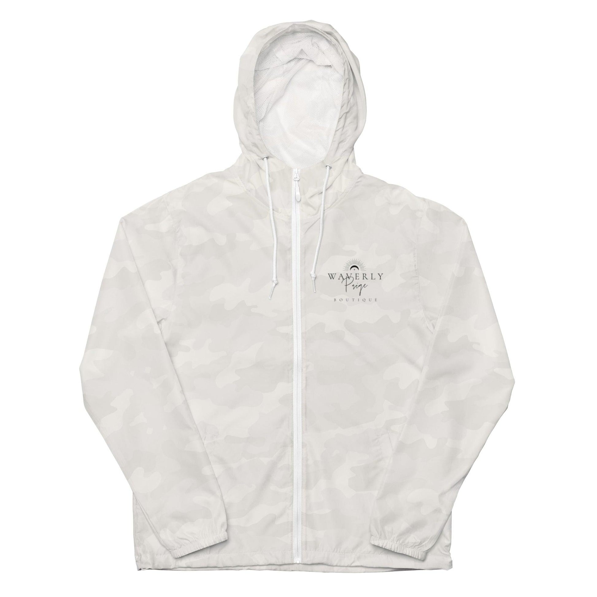 Waverly Paige White Camo Windbreaker - Waverly Paige Boutique